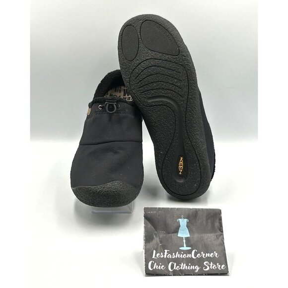 Keen Men's Black Howser III Sliden Warm Winter Slip-On Slippers Shoes Sz 11 3031 - Picture 4 of 16